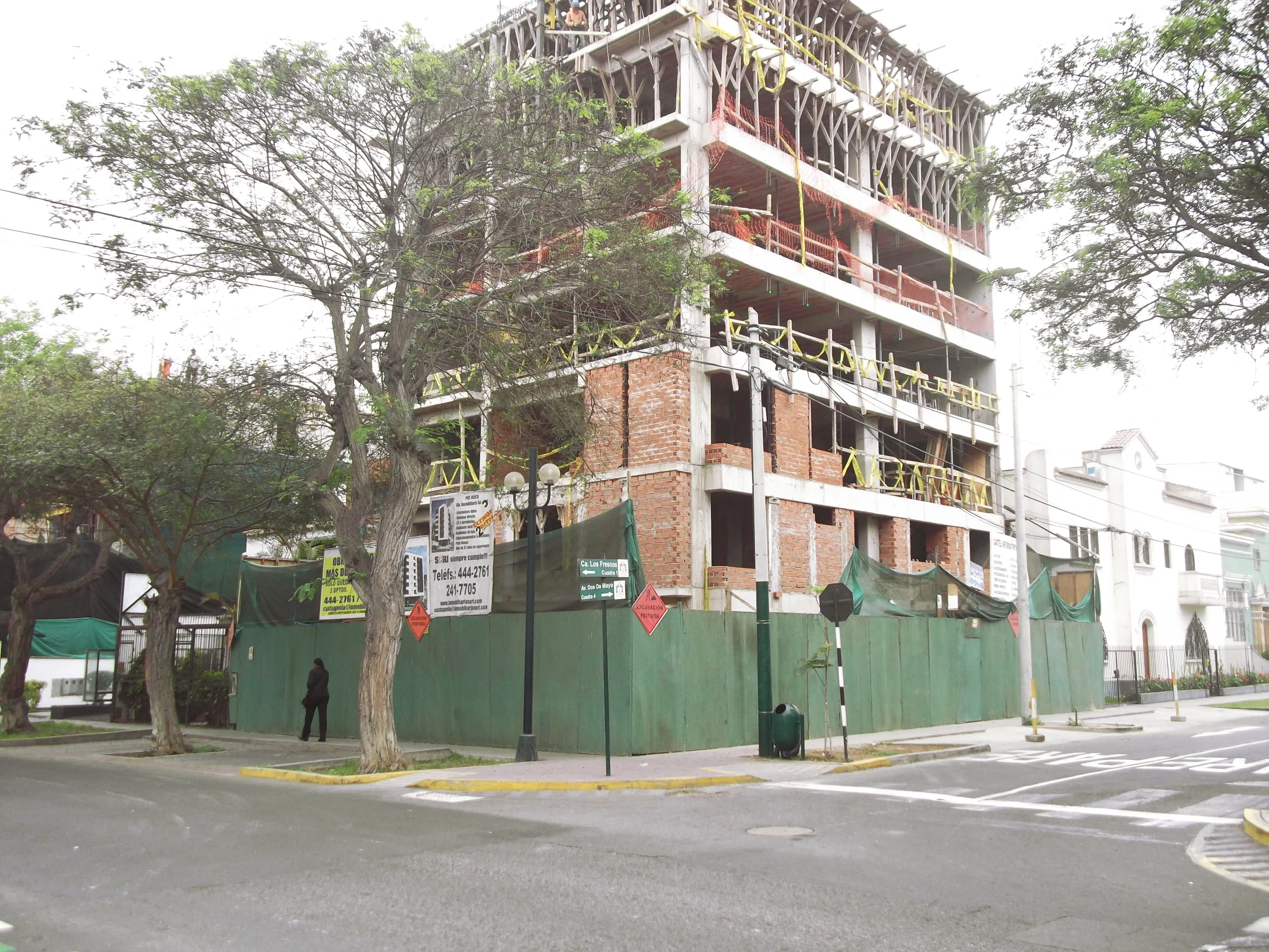 Edificio de Silgue en proceso de construcción